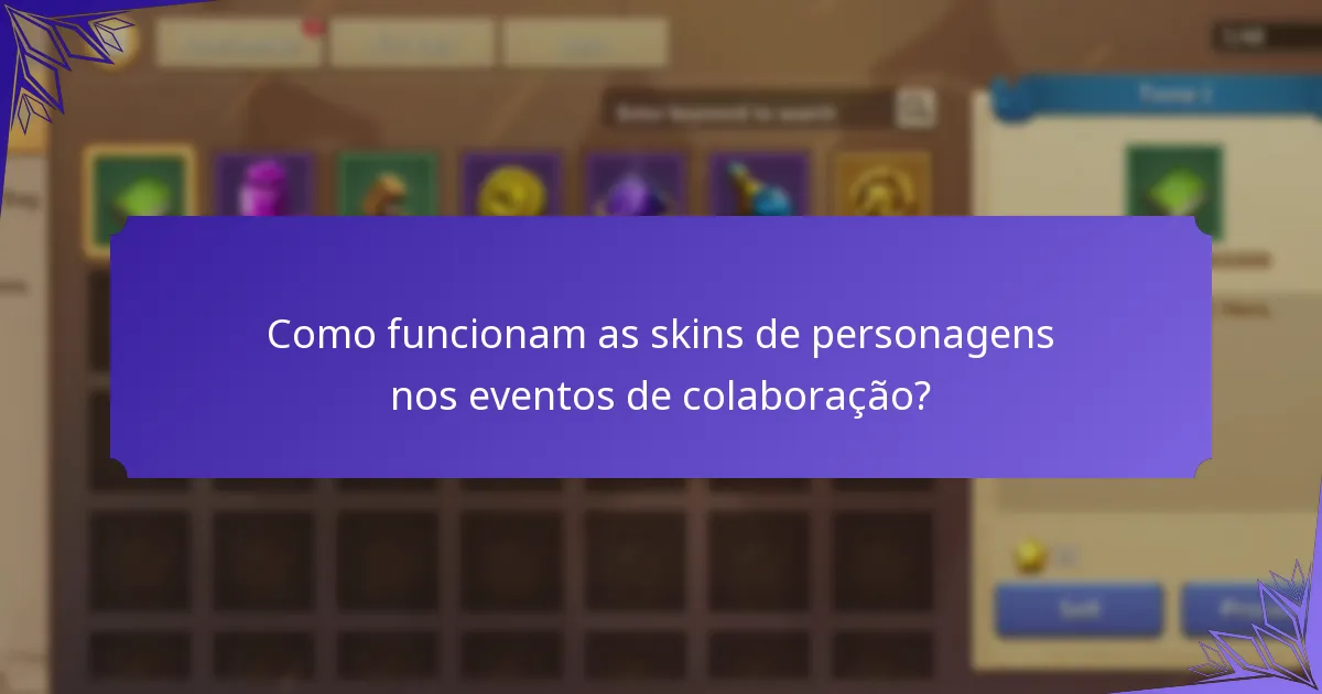 Que recompensas únicas podem os jogadores ganhar nos eventos de colaboração?