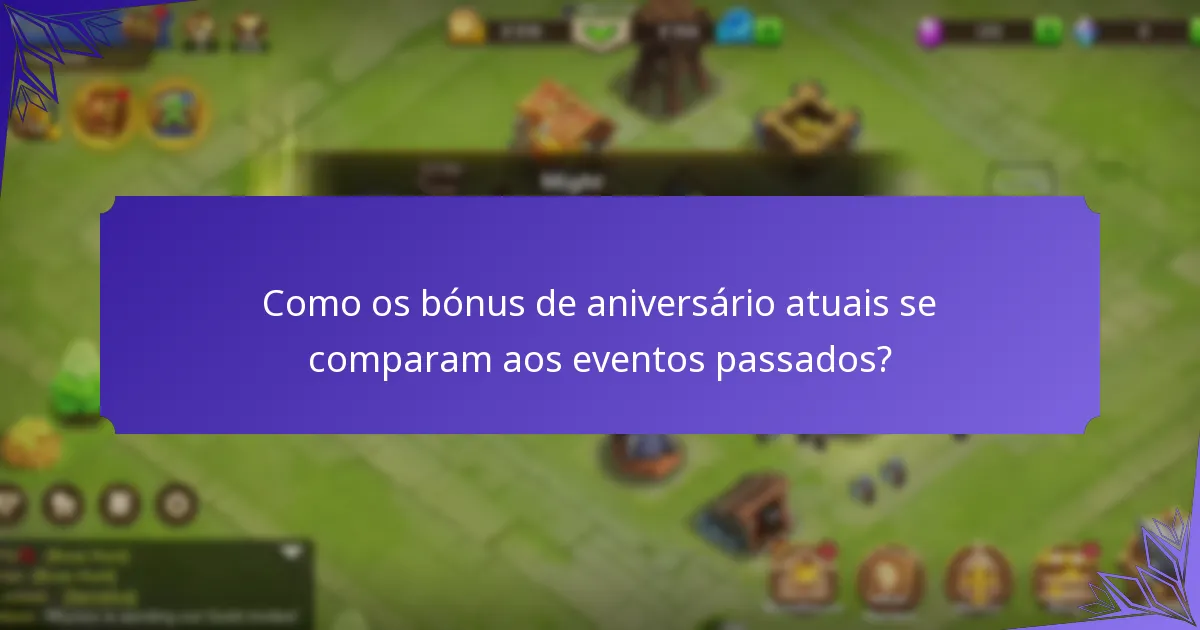 Quais itens exclusivos estão disponíveis durante a celebração de aniversário?