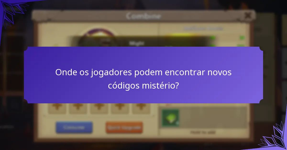Como os diferentes códigos mistério se comparam em valor?