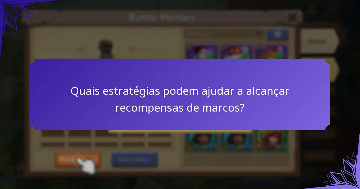 Como os prémios de marcos se comparam a outras recompensas em Castle Clash?
