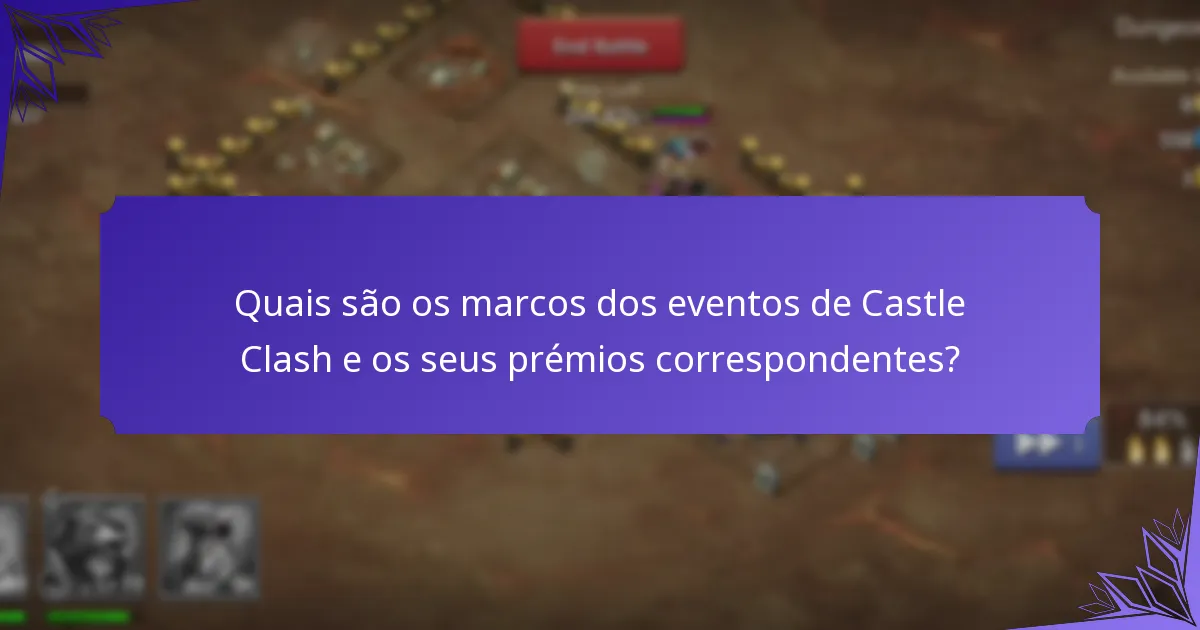 Que bónus especiais estão disponíveis durante o evento de Castle Clash?